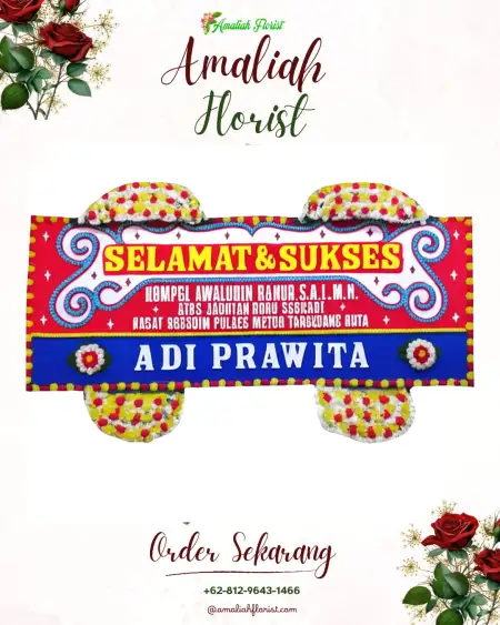 Papan Bunga Ucapan Selamat Genuk